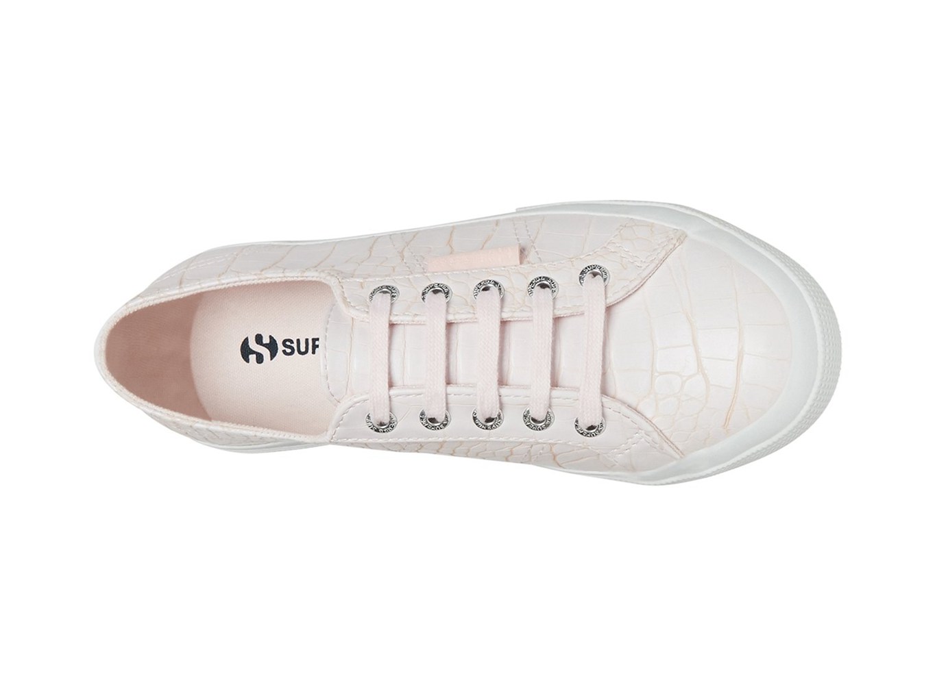 Superga Sneakers Womens - 2750 Syntcrocodilew - Pink - YZENF1387